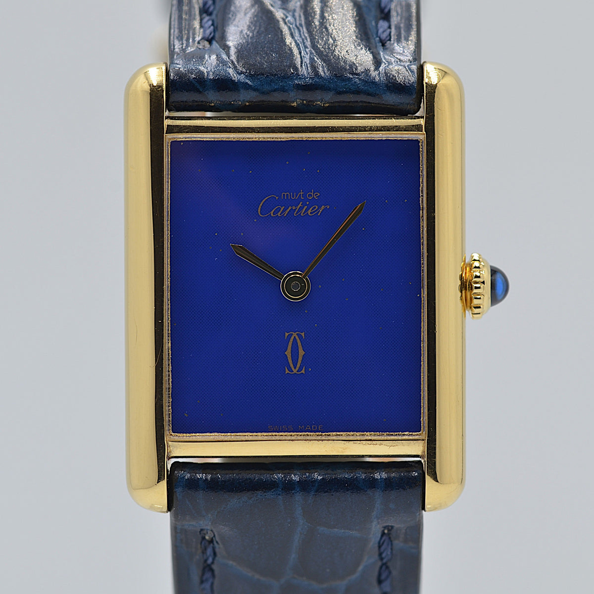Cartier】カルティエ マストタンク LMラピス 永久保証書付き