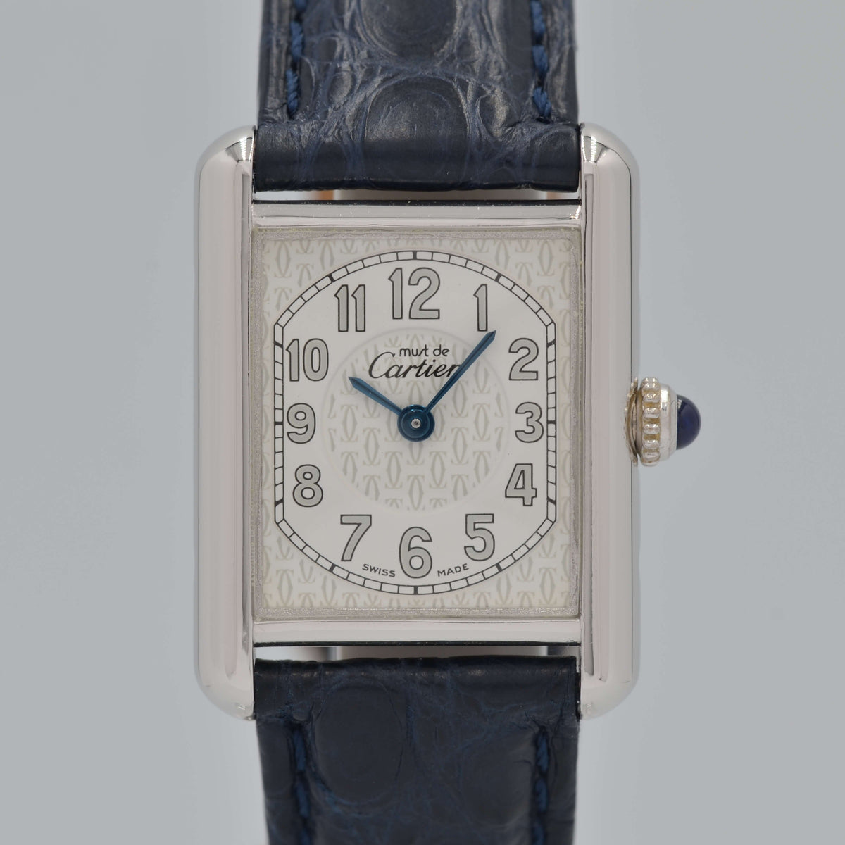 Cartier] Cartier Must Tank SM late model, white Arabic dial, with gen