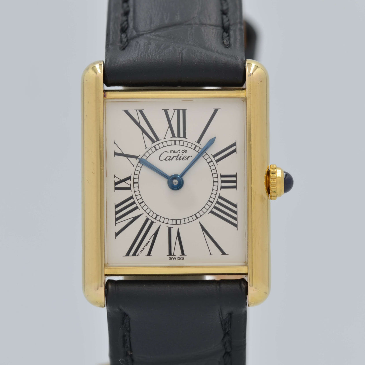 Cartier】カルティエ マストタンク LMオパラン純正尾錠付き