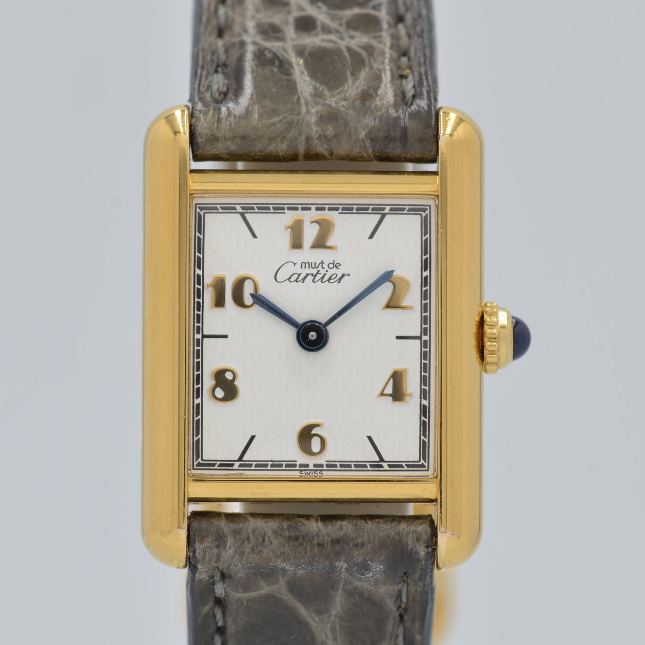 Cartier】カルティエ マストタンク SM飛びアラビア 付属品付き