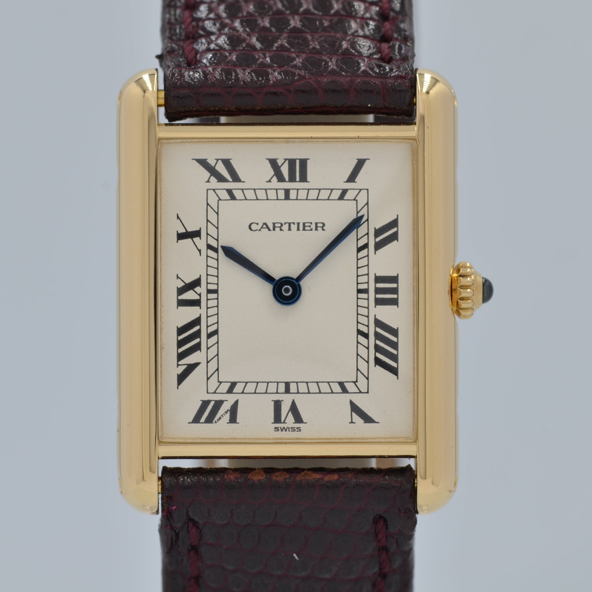 Cartier】カルティエ タンクルイカルティエLM 18KYGクォーツ 純正18KYG 