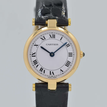 Cartier】カルティエ ヴァンドームSM18KYG 純正18KYG尾錠付き