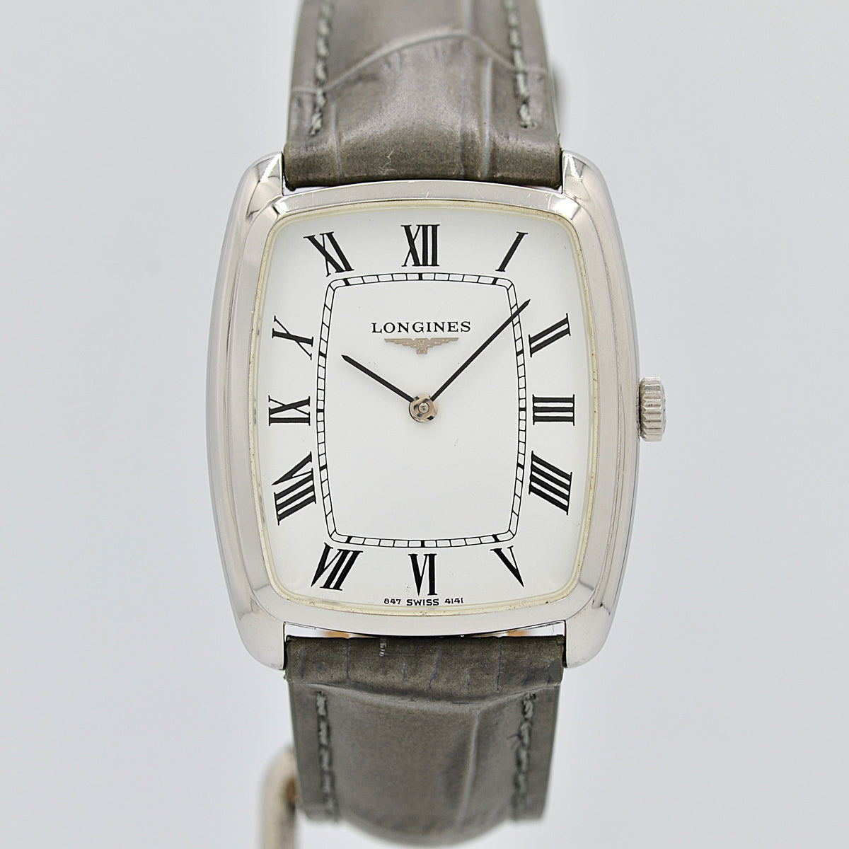 LONGINES】ロンジン トノーモデル SS ホワイトローマ 847.4141 純正 
