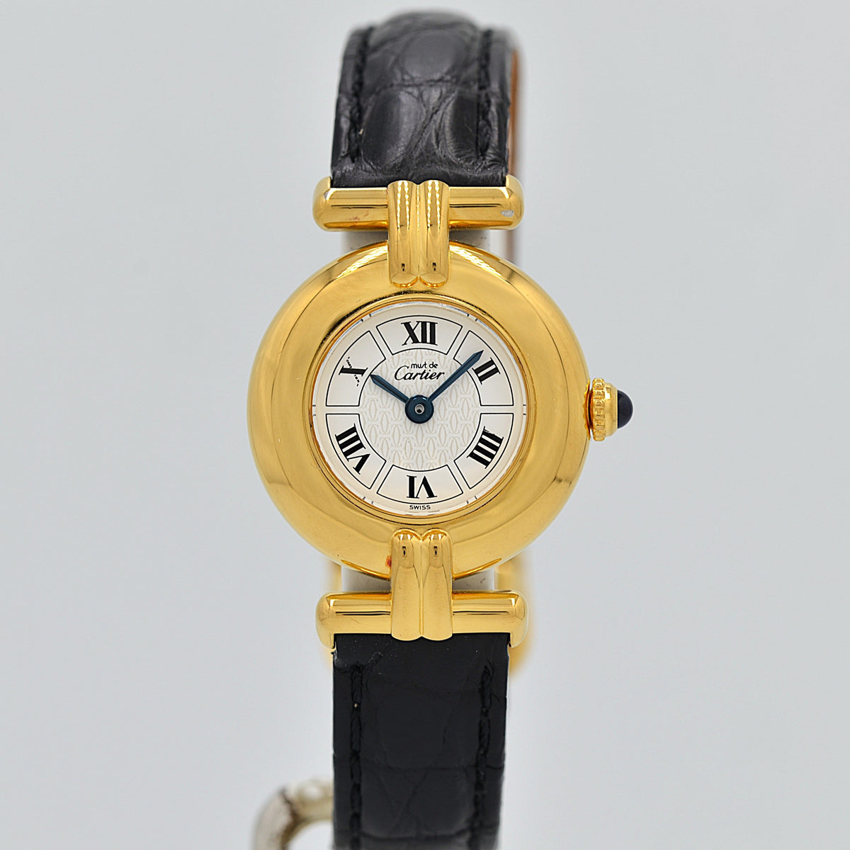 Cartier】カルティエ マストコリゼ GP 飛びローマ 純正Dバックル付き