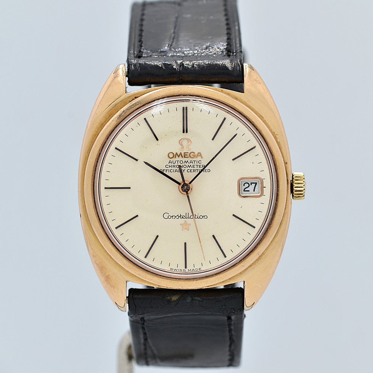 Omega Constellation Genuine Omega Leather Strap Omega