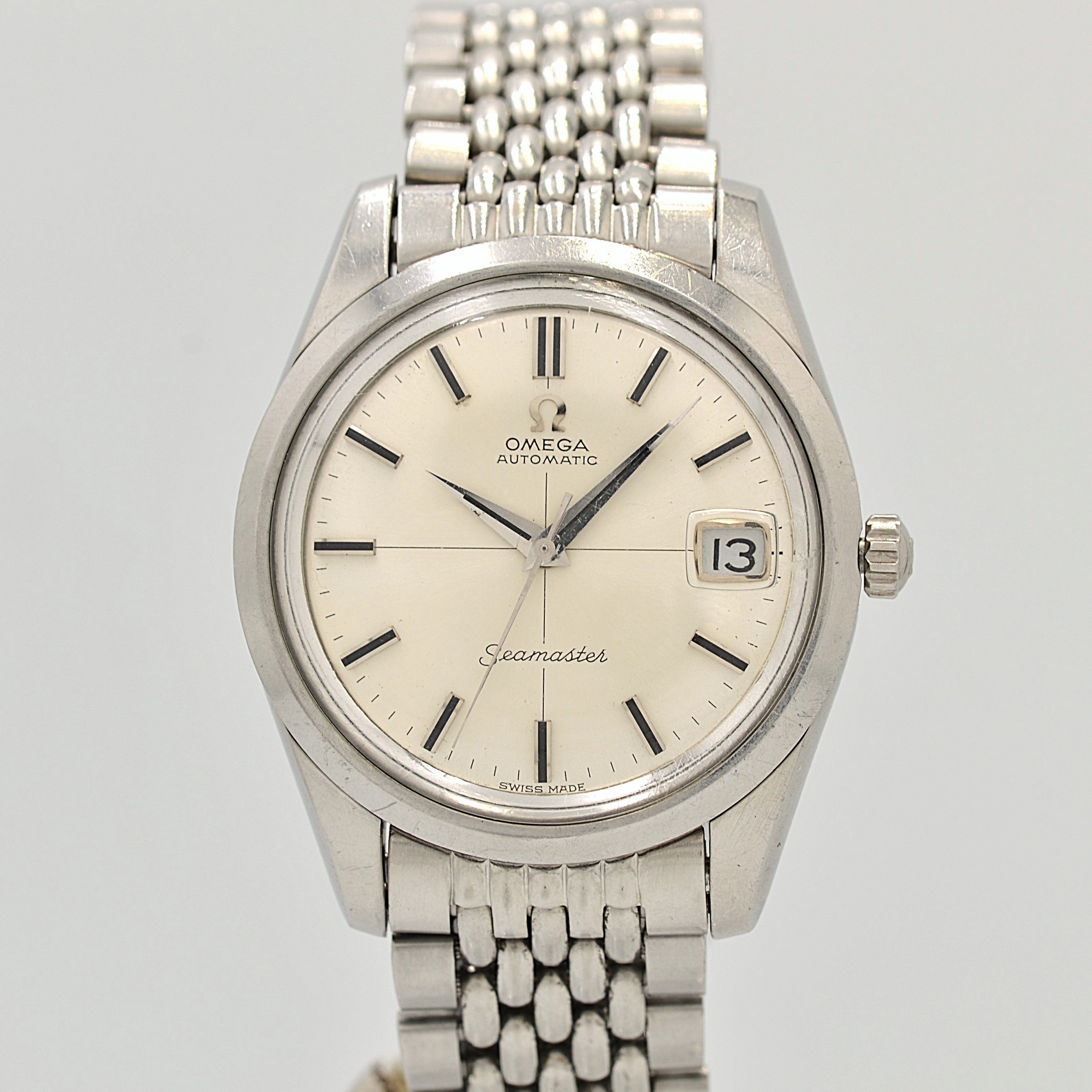 オメガシーマスター シーマスターデイト オメガ中古