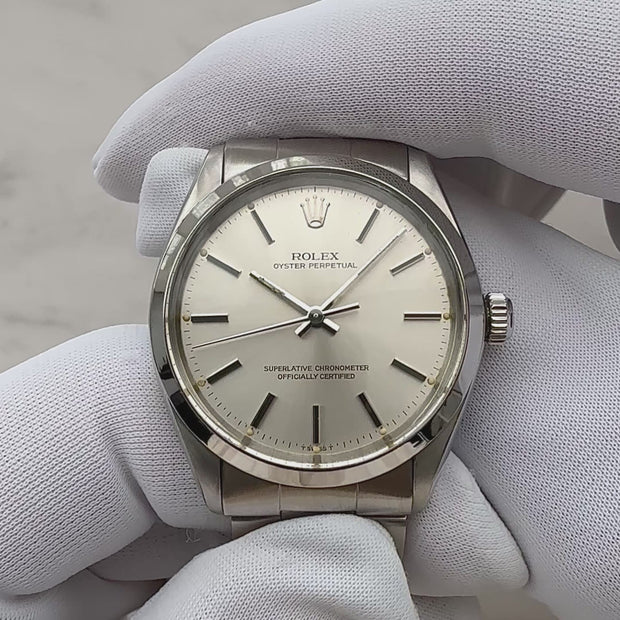 ROLEX 】ロレックス オイスターパーペチュアル Ref.1002 Silver 1983年製