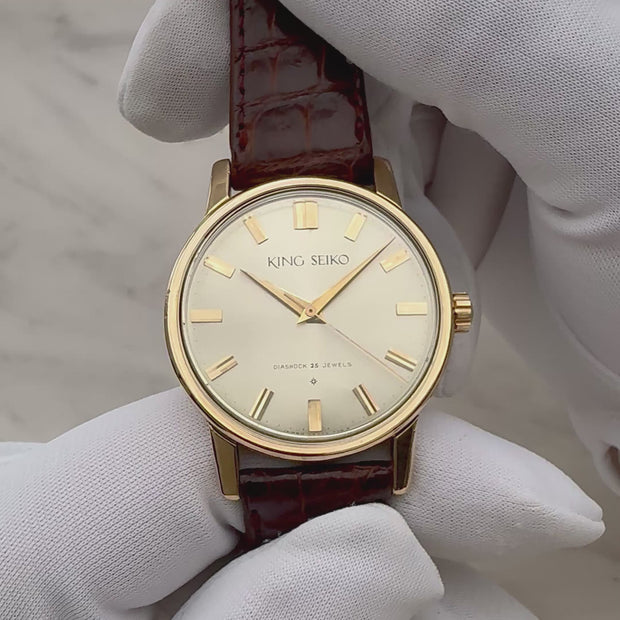 SEIKO】セイコー キングセイコー1st 最初期モデル Small“25” 純正尾錠
