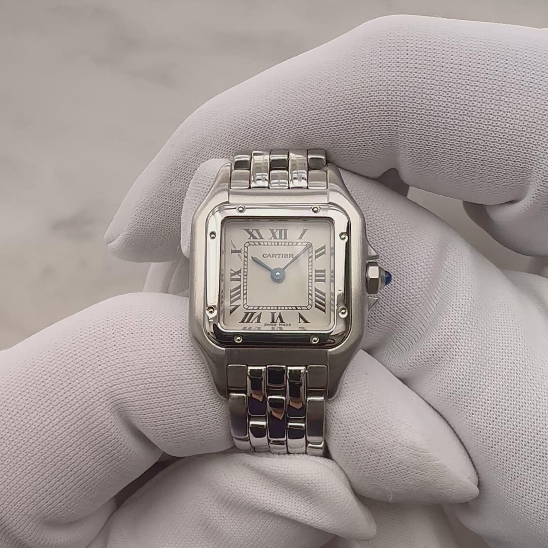 【Cartier】カルティエ パンテール SM ステンレス カルティエコンプリートサービス済み