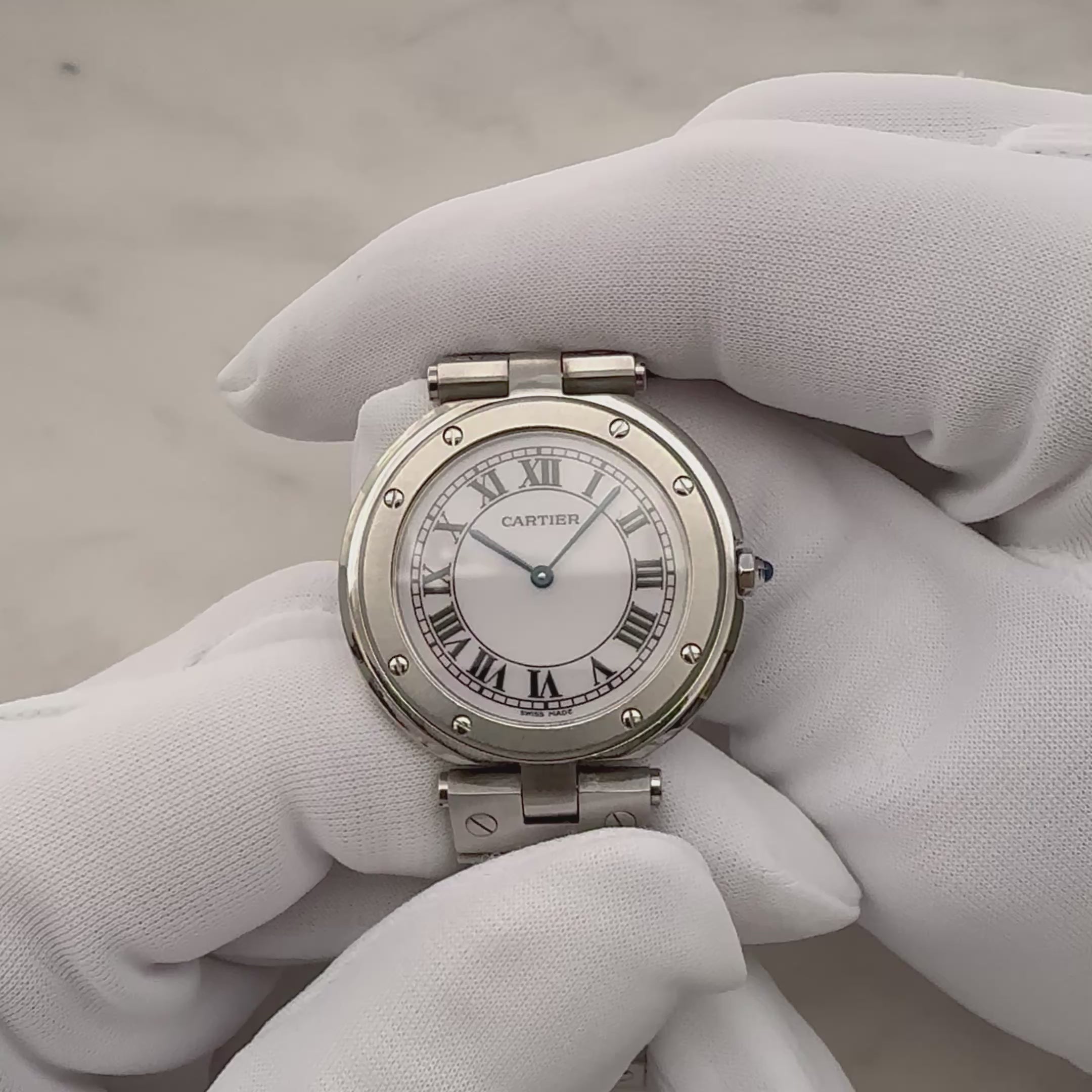 [Cartier] Cartier Santos Vendôme LM Stainless Steel with Lifetime Warranty