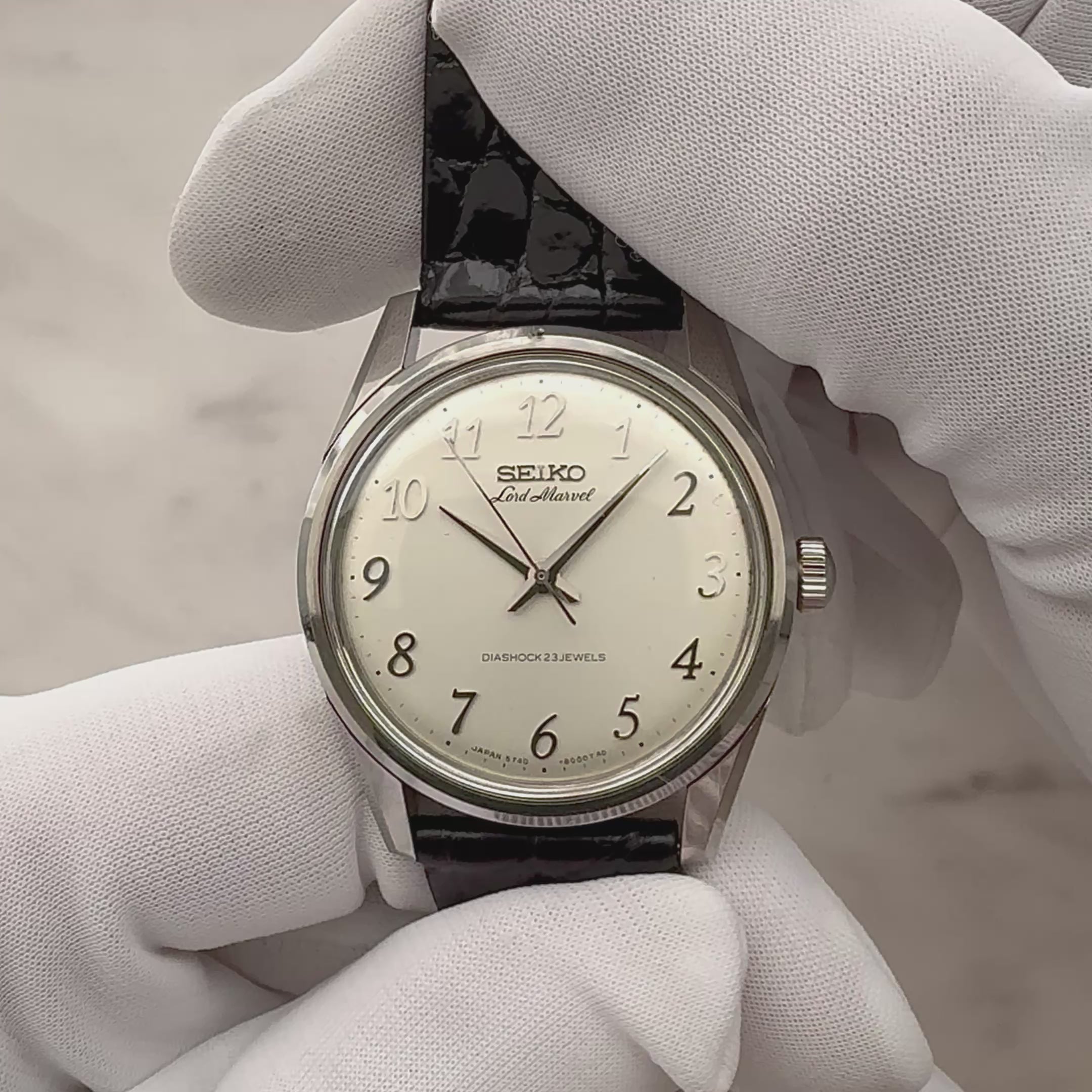 [SEIKO] Seiko Lord Marvel SS Arabia 5740-8000 with genuine buckle