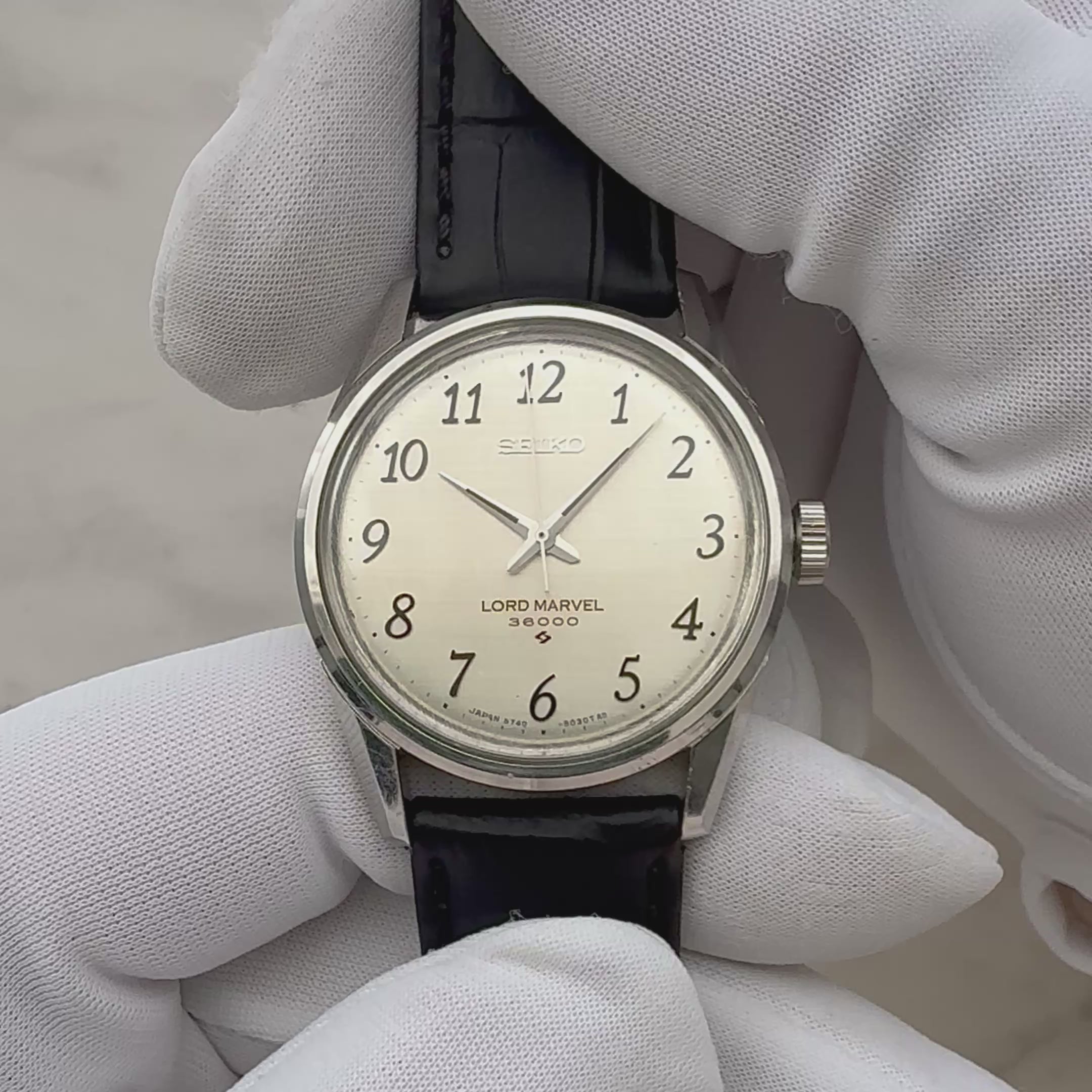 【SEIKO】Seiko Lord Marvel 36000 SS Arabic November 1972 Manufacture