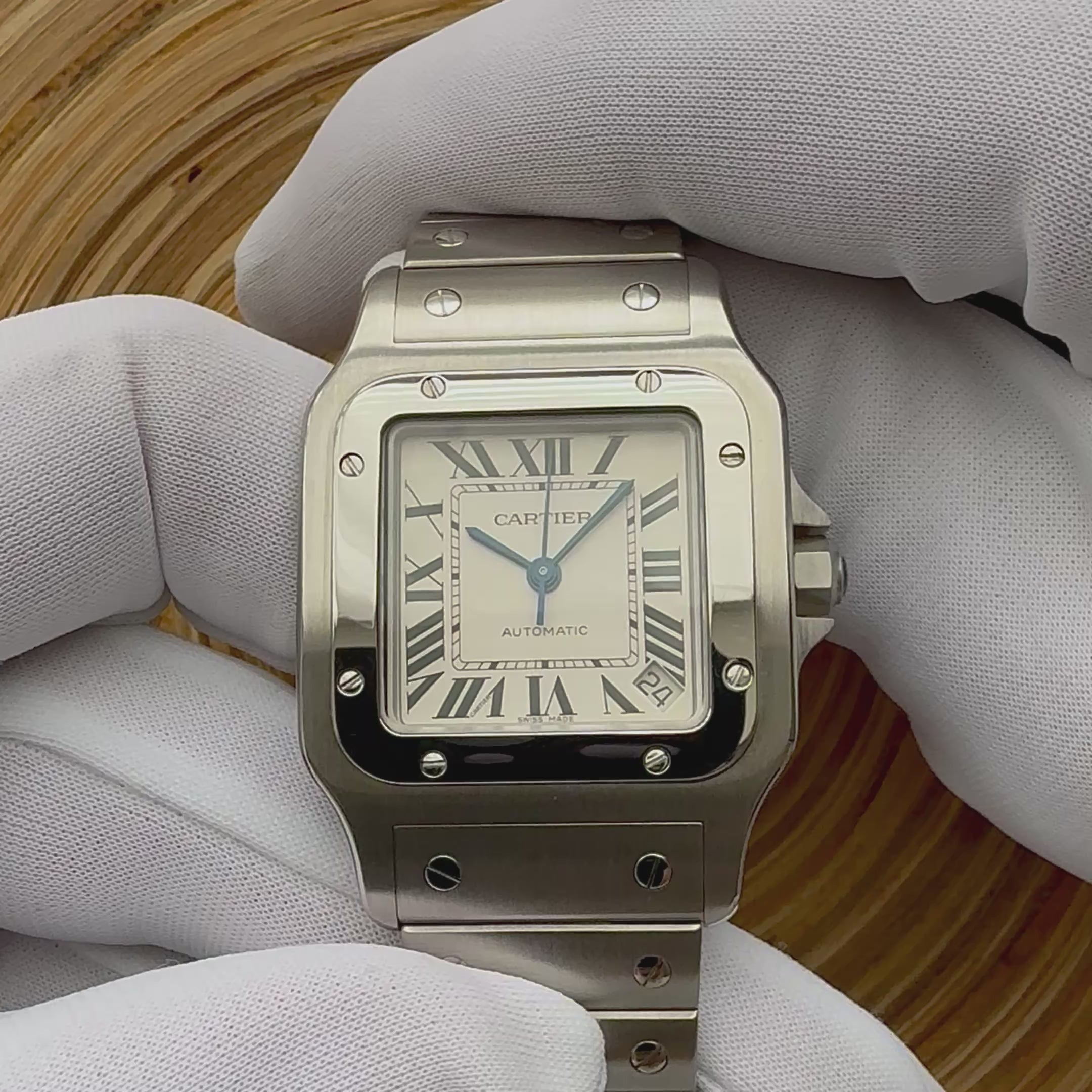 【Cartier】カルティエ サントスガルベXL ステンレス ミントコンディション