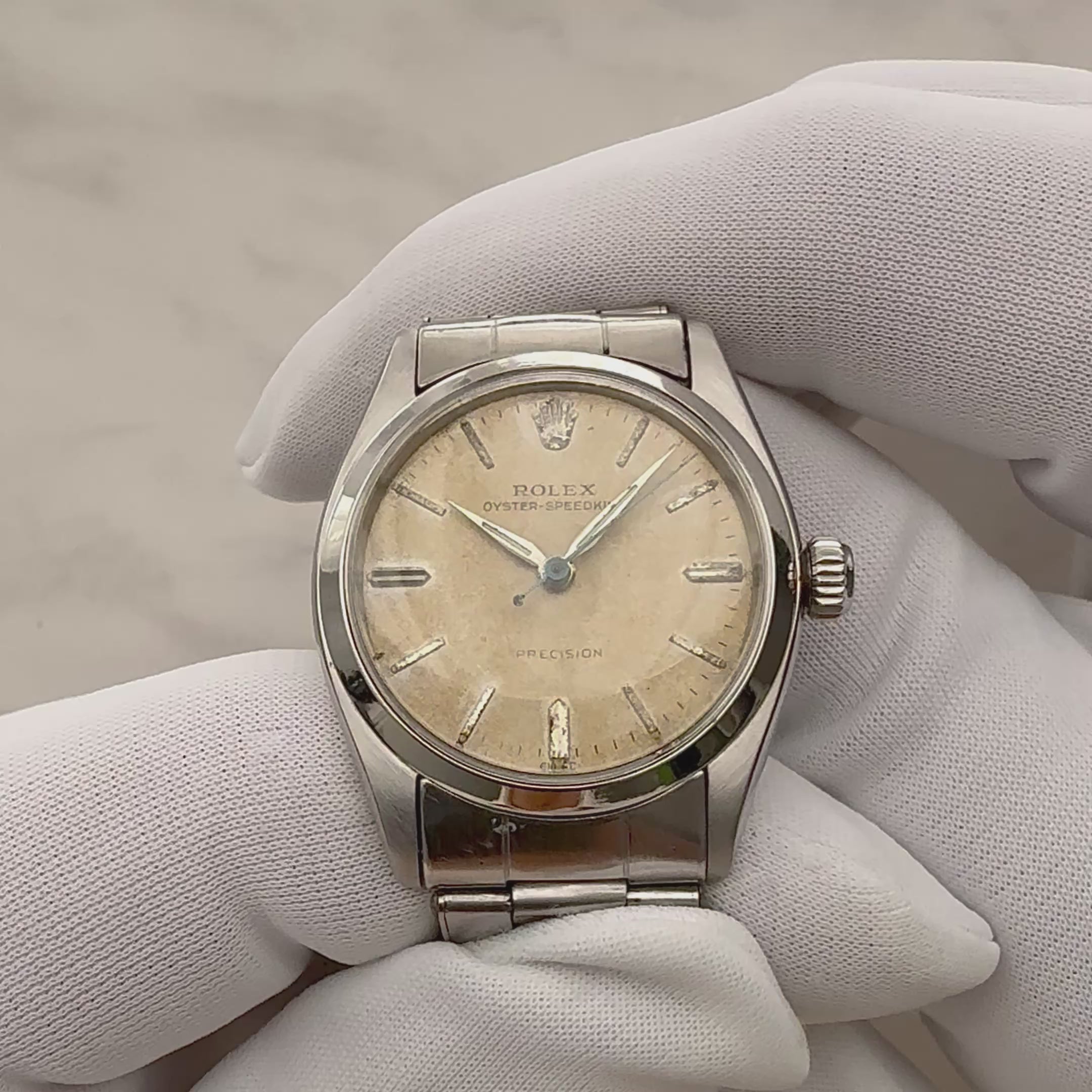 【ROLEX 】ロレックス オイスタースピードキング Ref.6420 ボーイズサイズ 1963年Ⅰ期製
