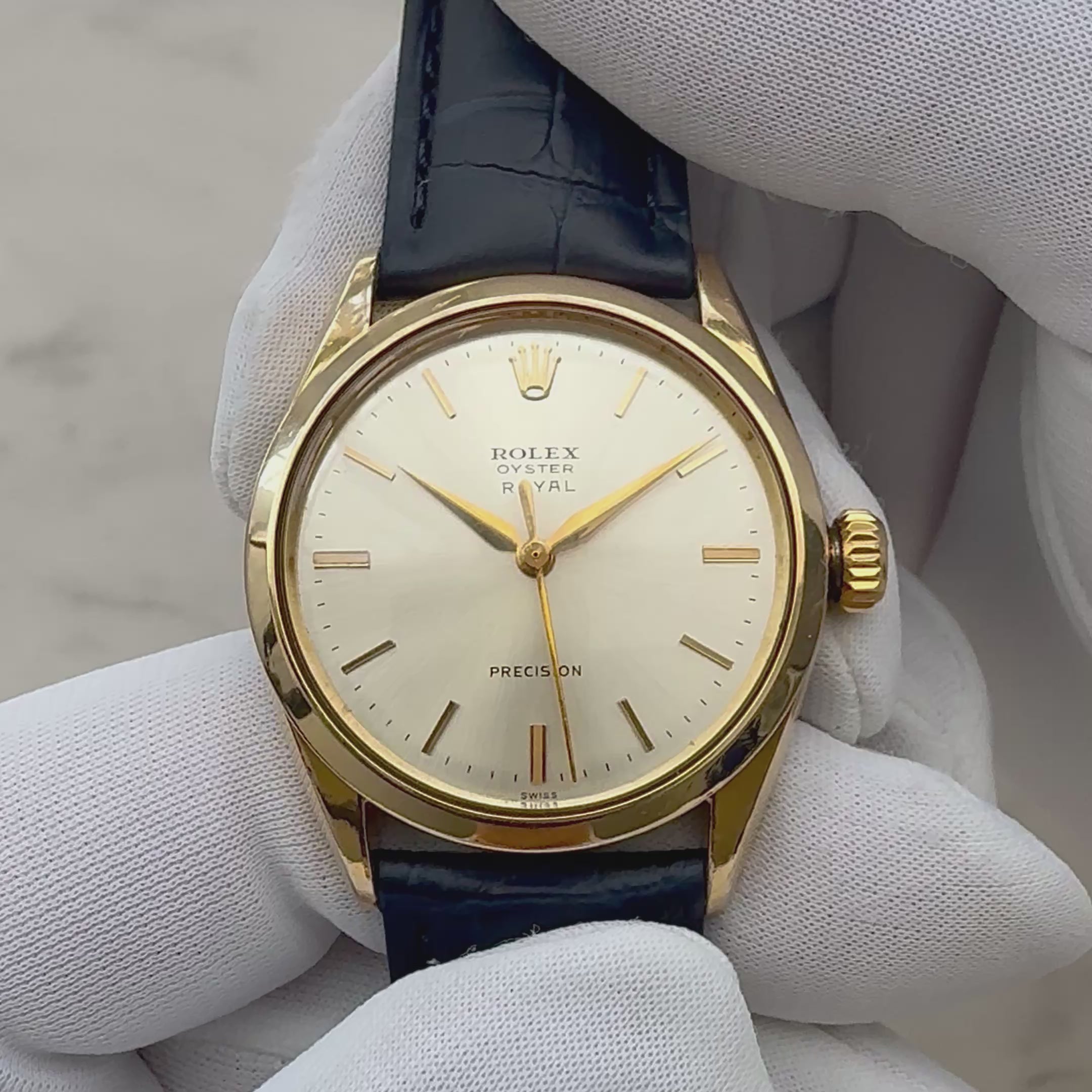 【ROLEX】ロレックス オイスターロイヤル Ref.6426 14KYGF 1959年製 純正尾錠付き