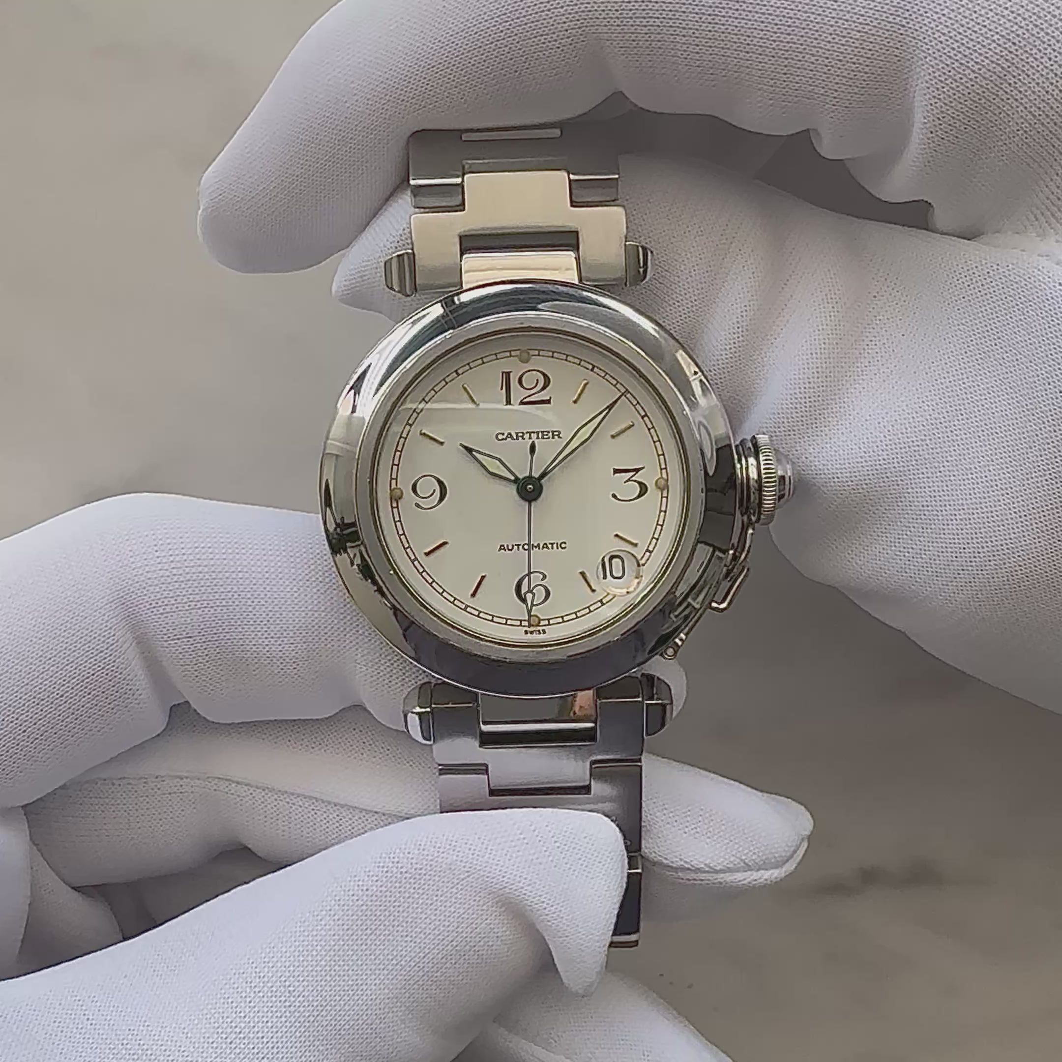【Cartier】カルティエ パシャC35 White 前期型