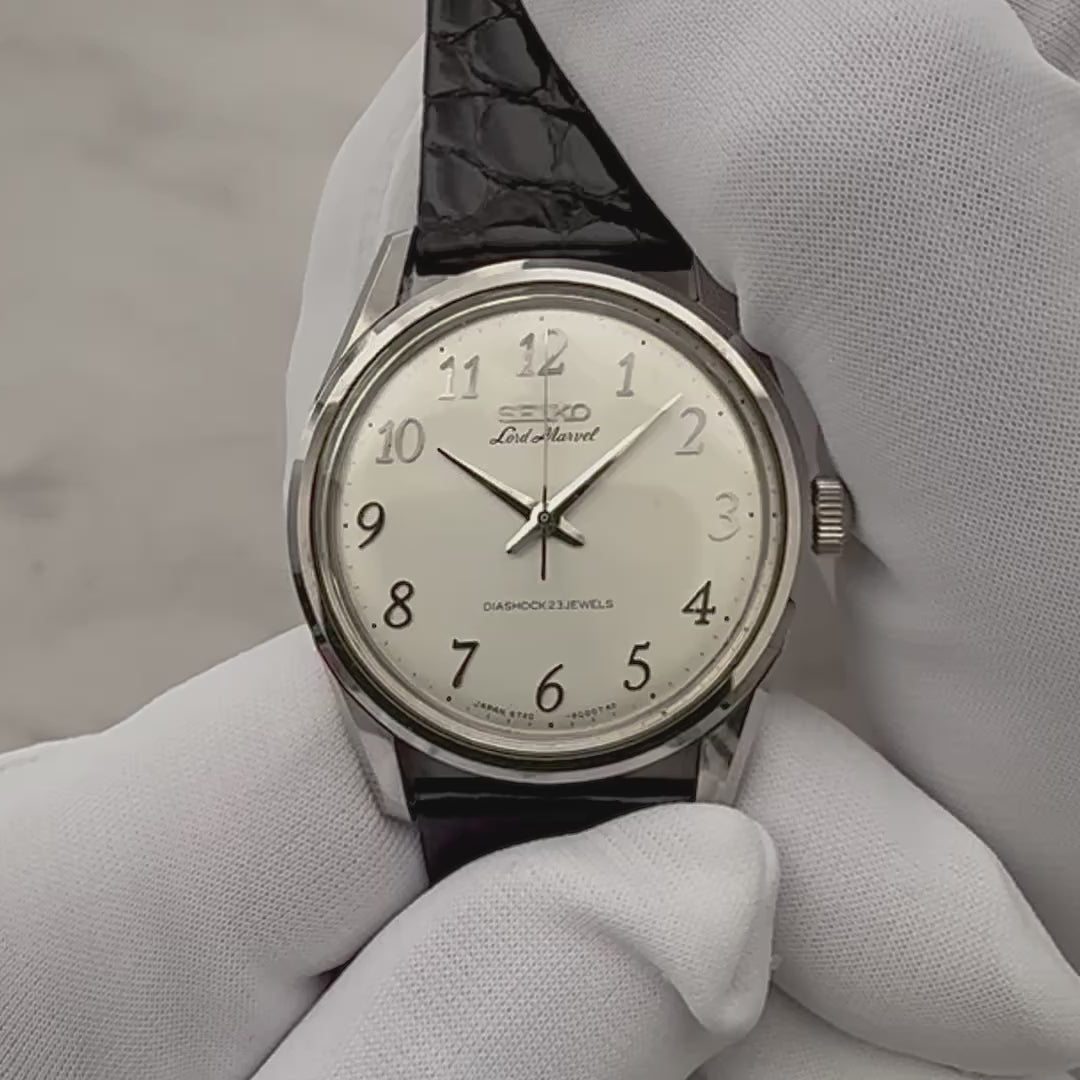 [SEIKO] Seiko Lord Marvel SS Arabia 5740-8000 with genuine buckle