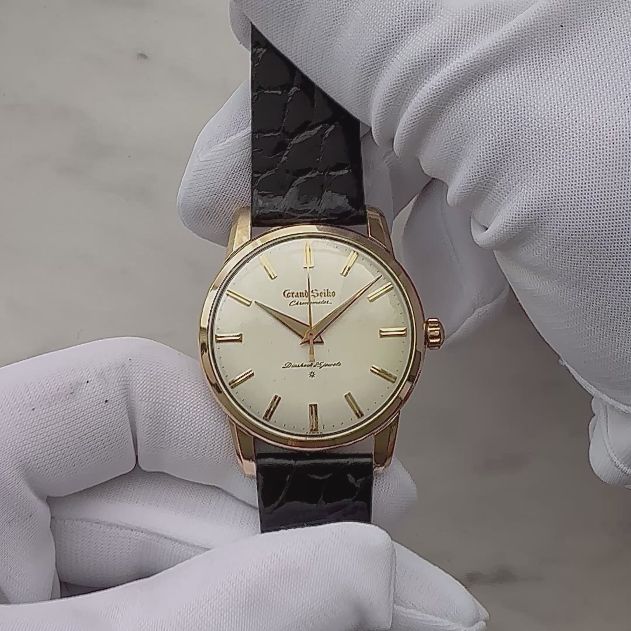 [SEIKO] Seiko Grand Seiko 1st Upright Dial Early Medallion