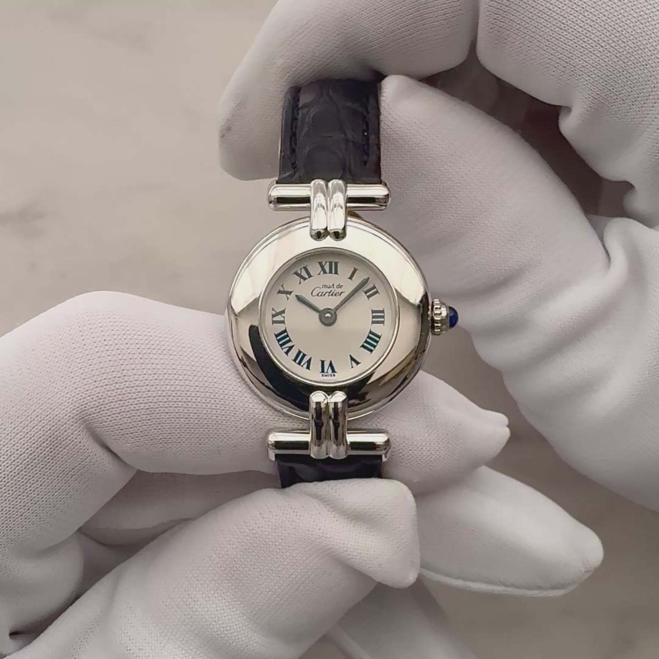 【Cartier】カルティエ マストコリゼ Silver  純正Dバックル付き