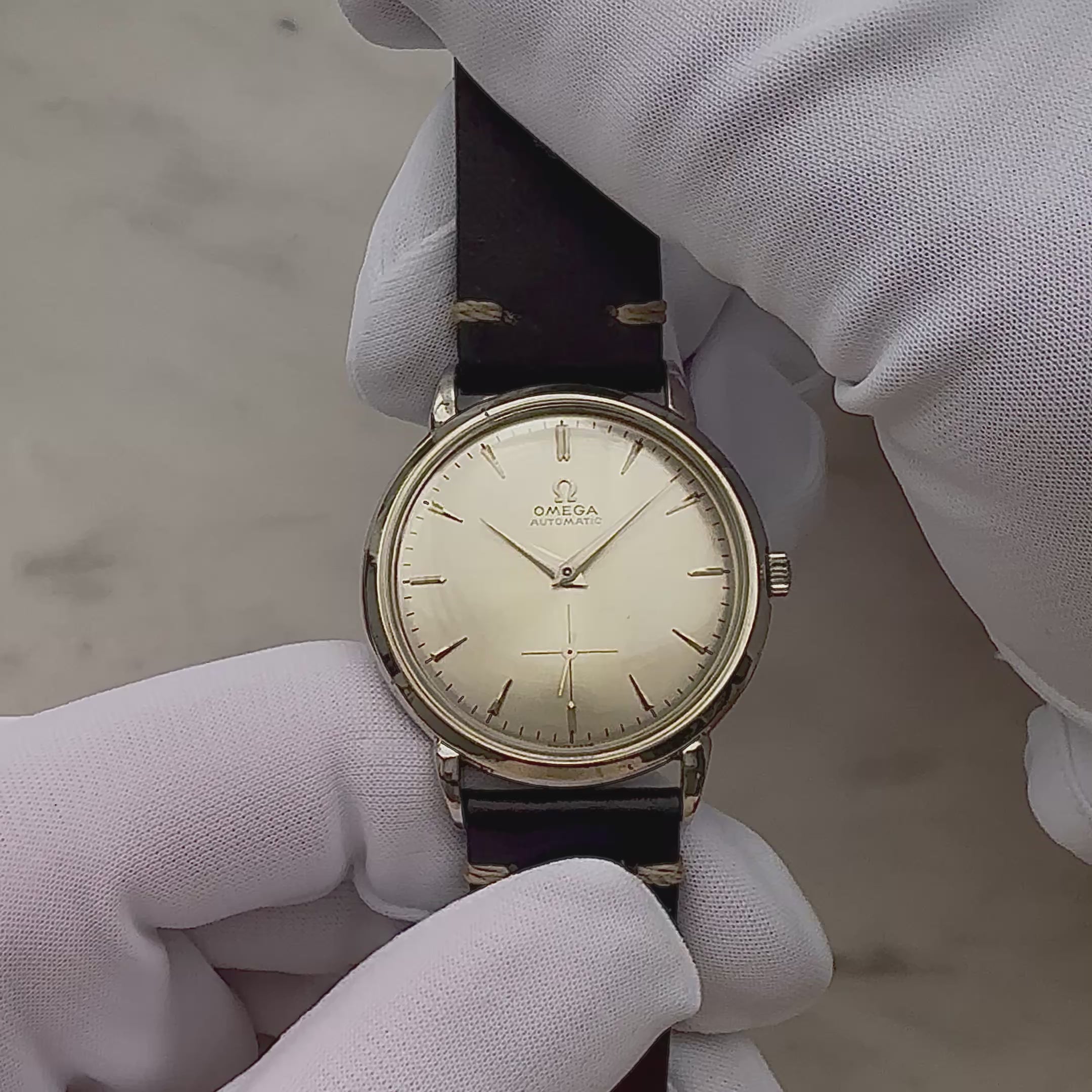 【OMEGA】オメガ ハーフローターSSスモールセコンド デッドストック