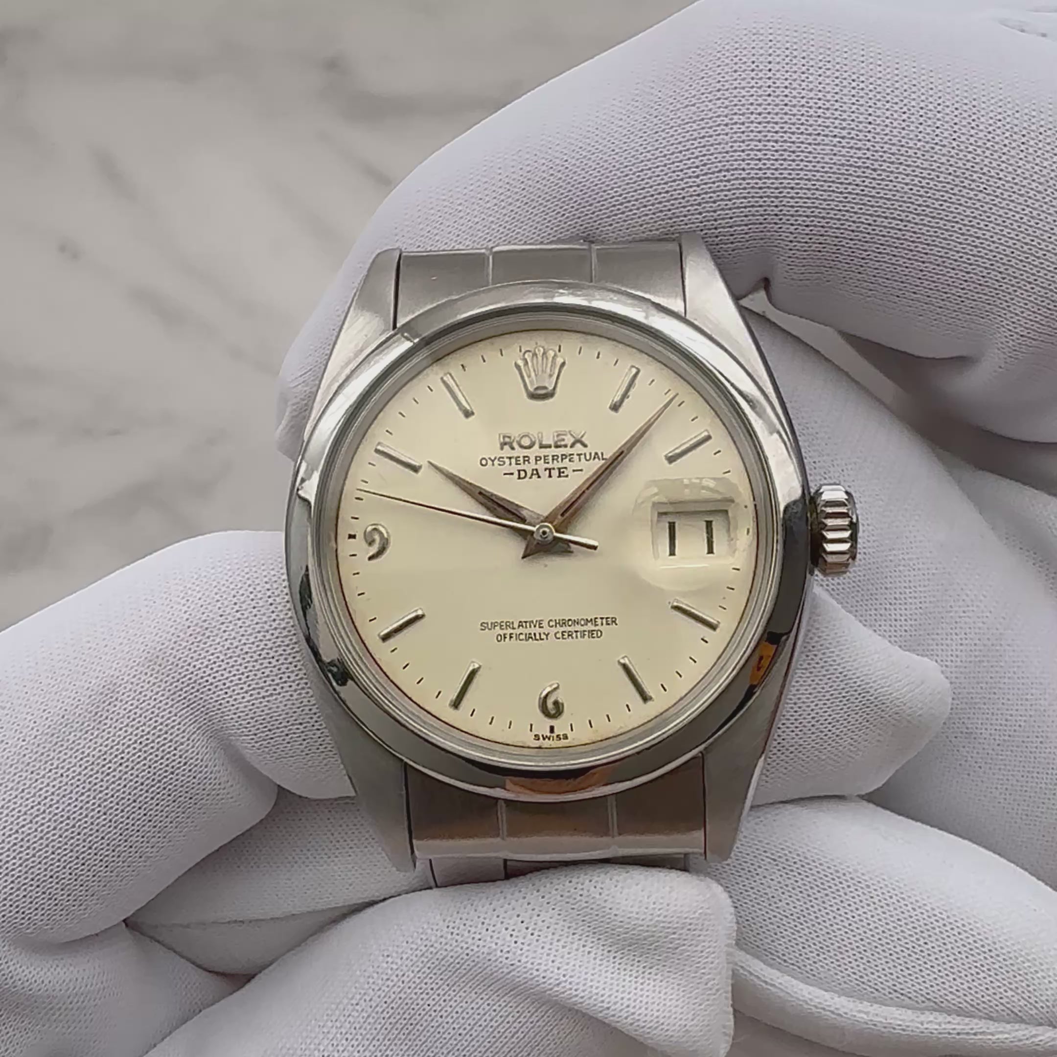 [ROLEX] Rolex Perpetual Date Ref.1500 Arabic 6/9