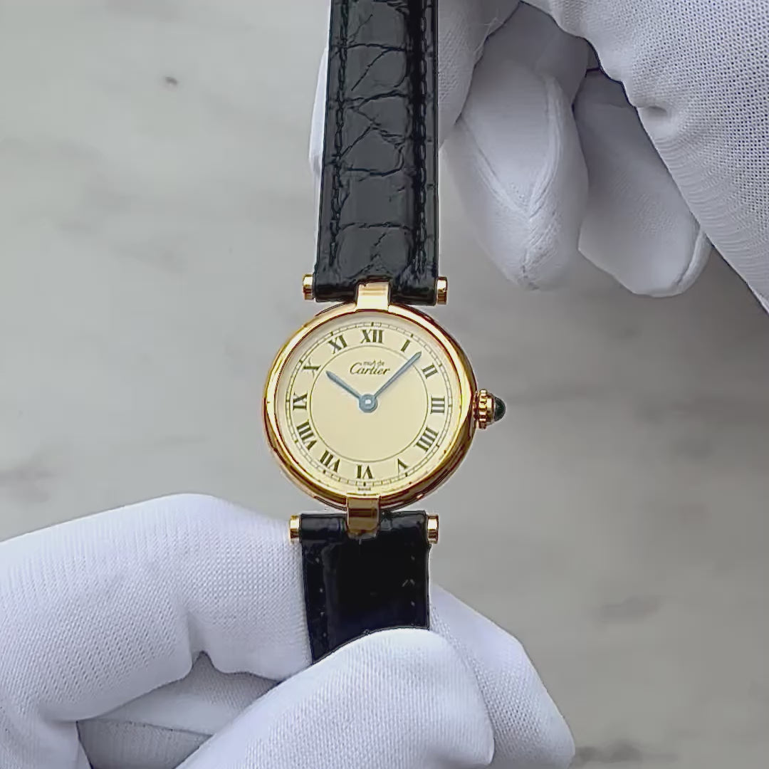[Cartier] Cartier Must Vendome Ivory Roman Dial Deadstock