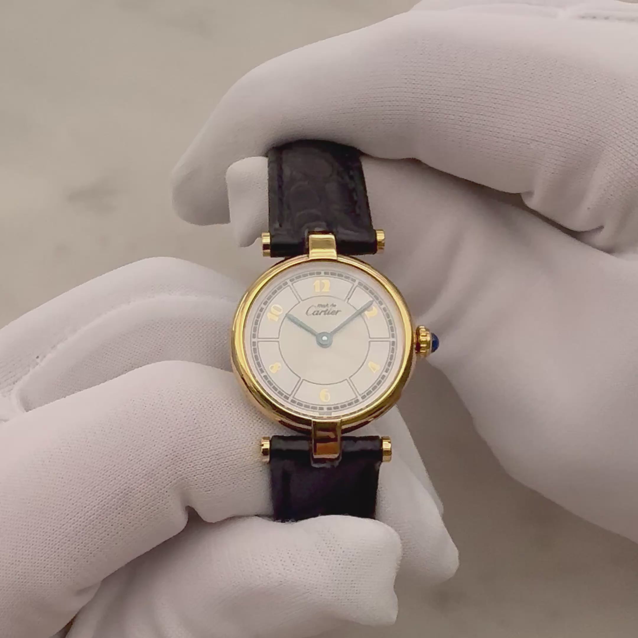 【Cartier】カルティエ マストヴァンドームSM 飛びアラビア 付属品完備