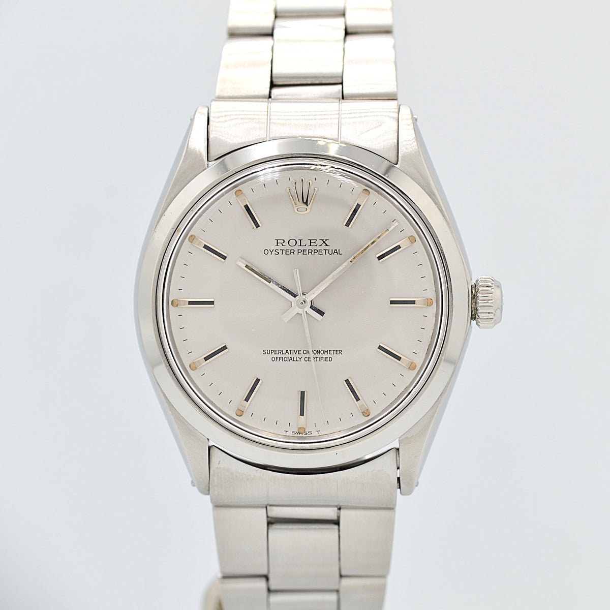 ROLEX 】ロレックス オイスターパーペチュアル Ref.1002 Silver grey 