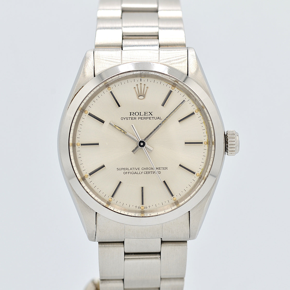 ROLEX 】ロレックス オイスターパーペチュアル Ref.1002 Silver 1983年製