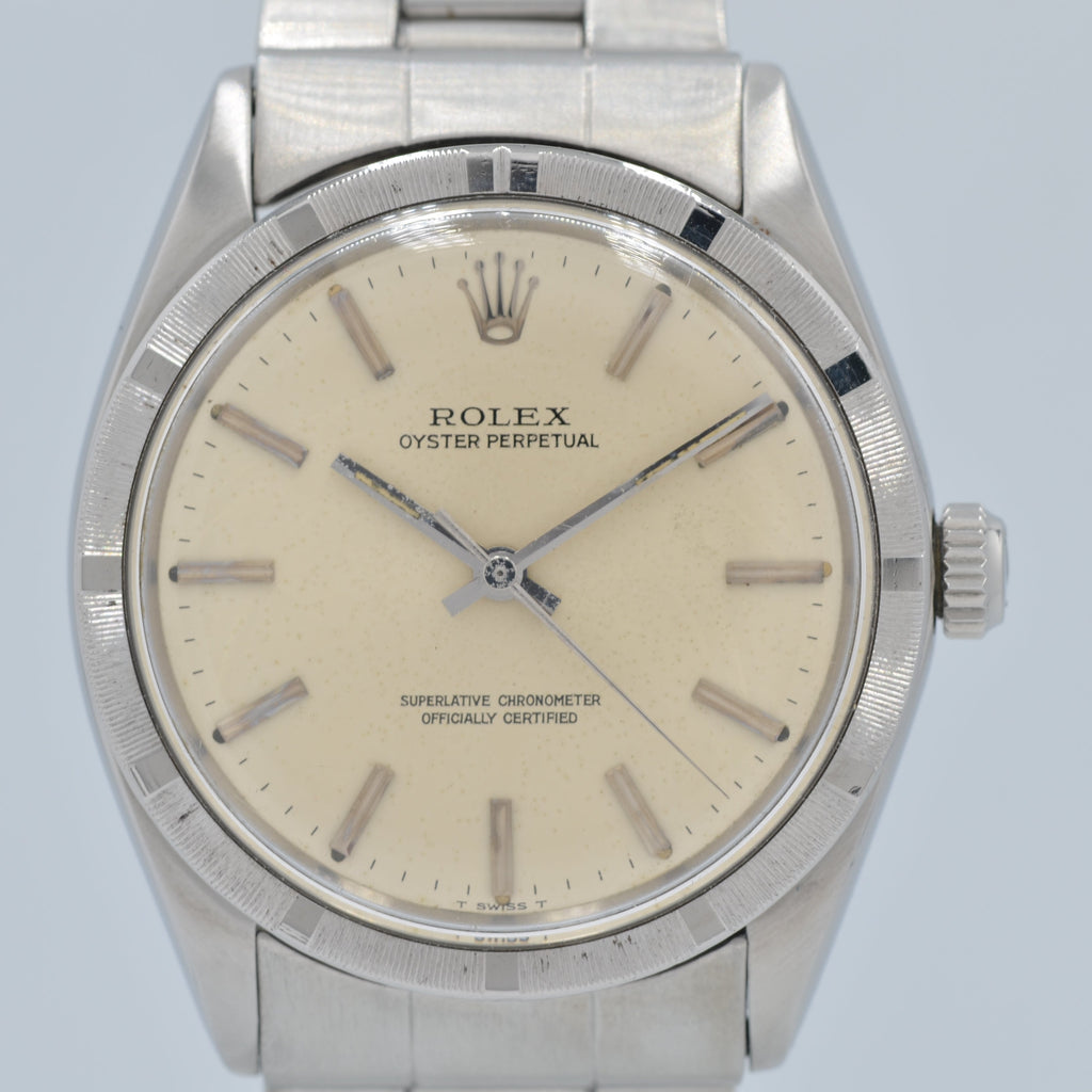 ROLEX】ロレックス オイスターパーペチュアルRef.1007 Silver エンジン