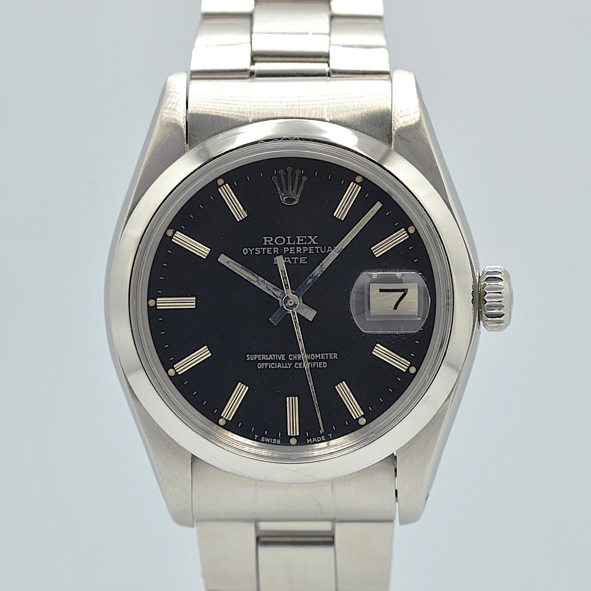 ROLEX 】ロレックス パーペチュアルデイト Ref.1500 Black 1977年製