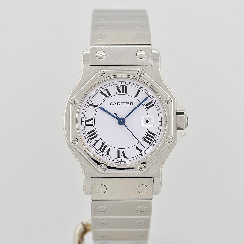 Cartier】カルティエ サントスオクタゴン LM ステンレス 永久保証書