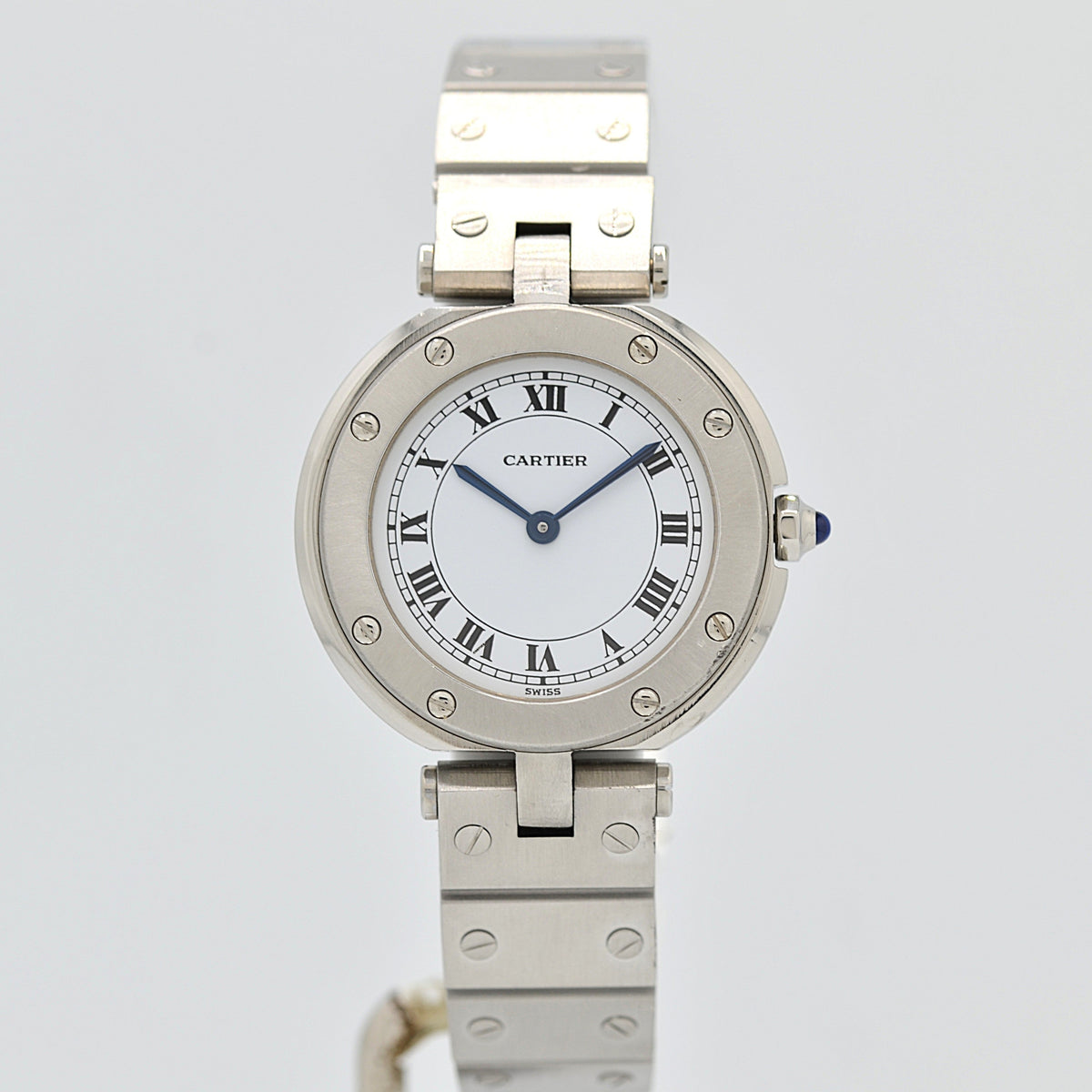 Cartier】カルティエ サントスヴァンドームSM ステンレス カルティエ 