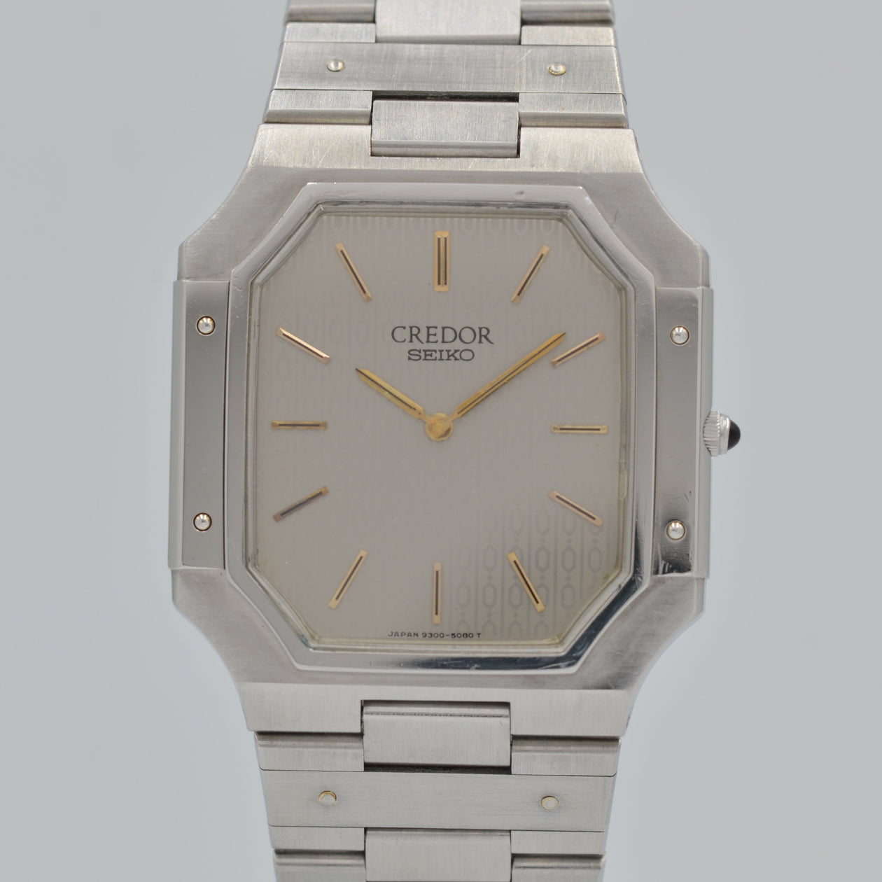 SEIKO] Seiko Credor SS Monogram 9300-5050