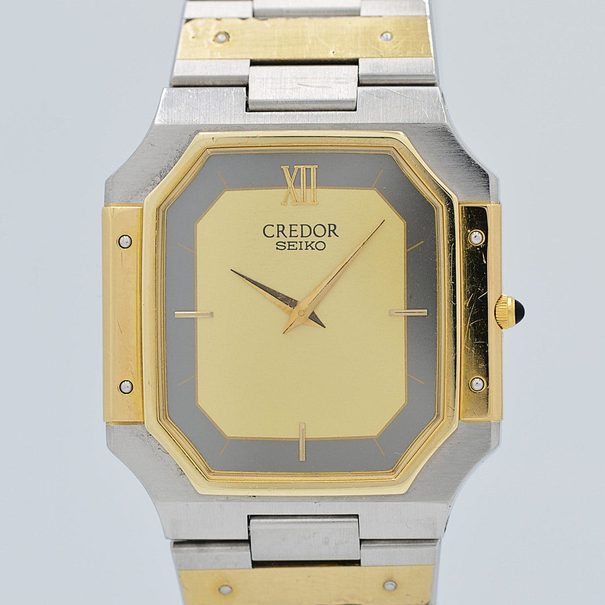 SEIKO】 セイコー クレドール 14KYG×SS 9300-5320 純正ボックス付き