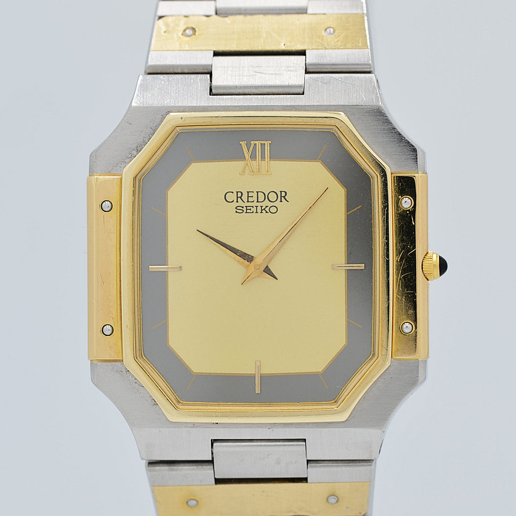 SEIKO】 セイコー クレドール 14KYG×SS 9300-5320 純正ボックス付き