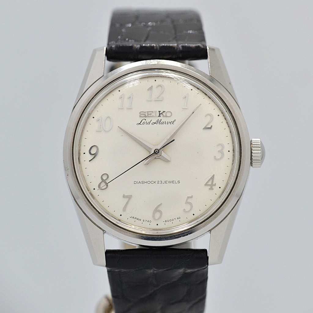 SEIKO】セイコー ロードマーベル SS アラビア 5740-8000 純正尾錠付き