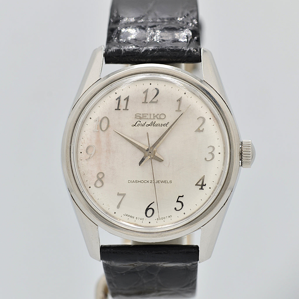 SEIKO】セイコー ロードマーベル SS アラビア 5740-8000 純正尾錠付き