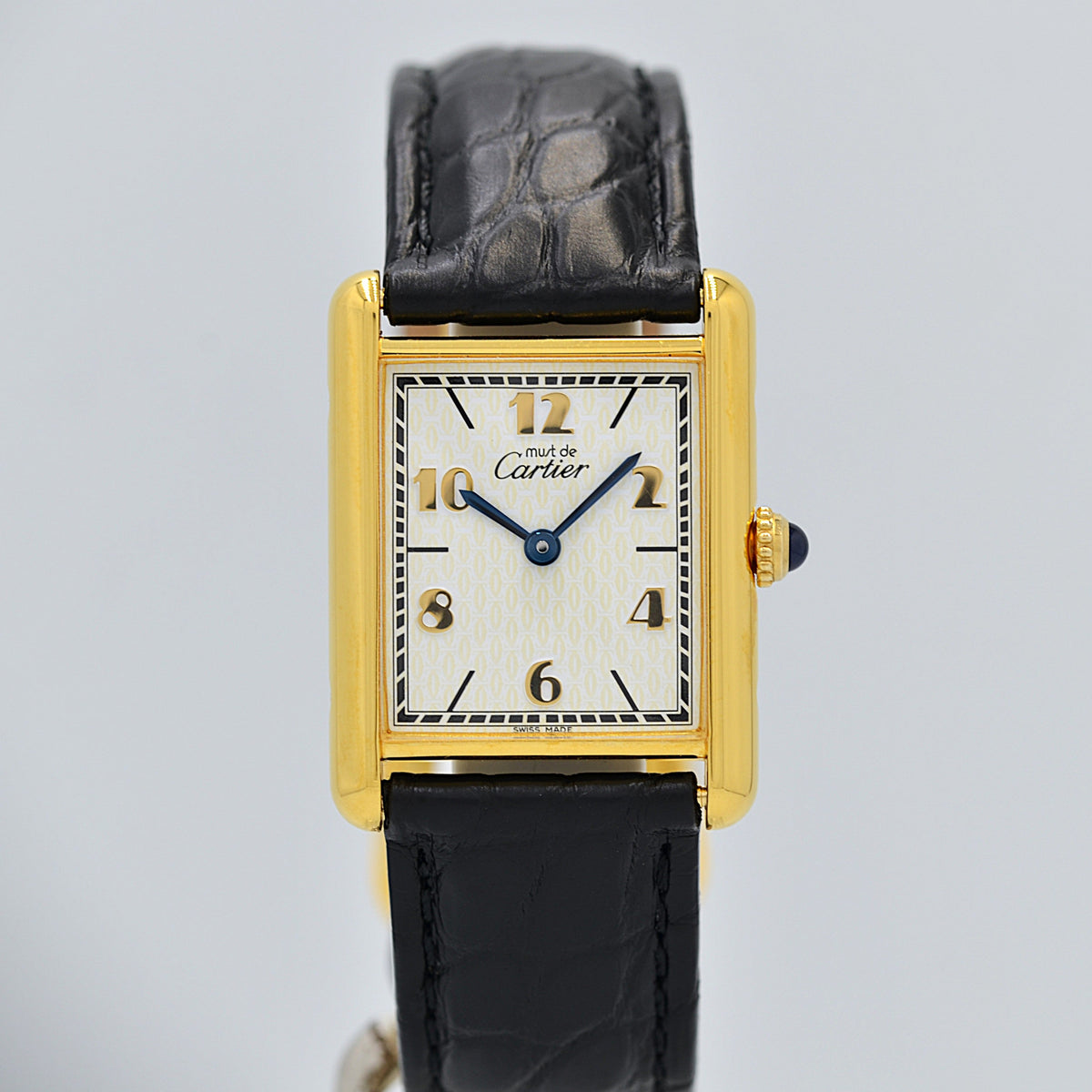 Cartier】カルティエ マストタンクLM 飛びアラビア 付属品完備 