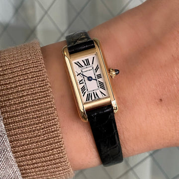 Cartier】カルティエタンクアロンジェ SM 18KYG