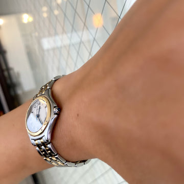 中古】 カルティエ パンテールクーガーSM ウォッチ 2ロウ Panthere  