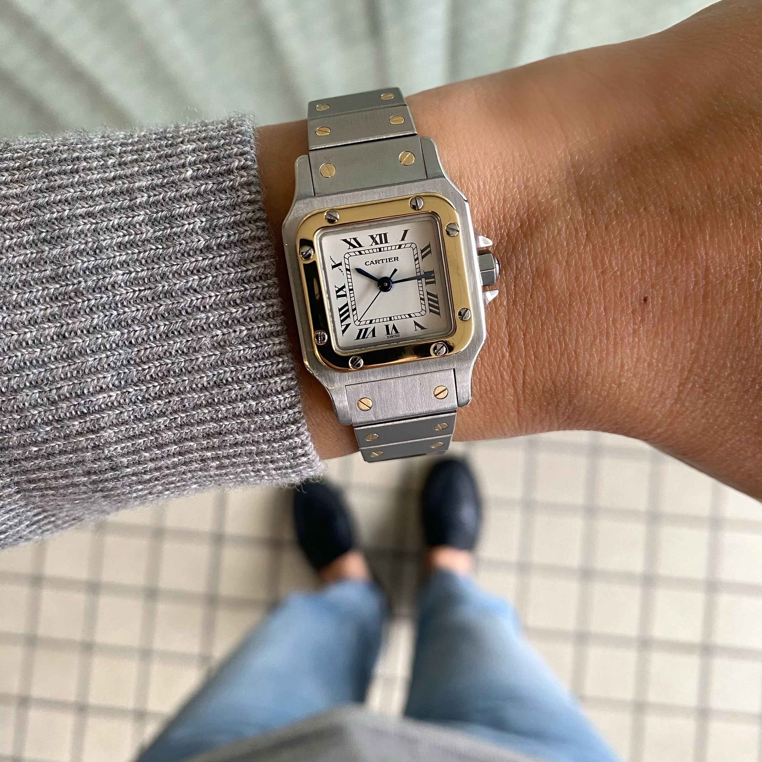 [CARTIER] Santo Sugarbe SM combination automatic winding