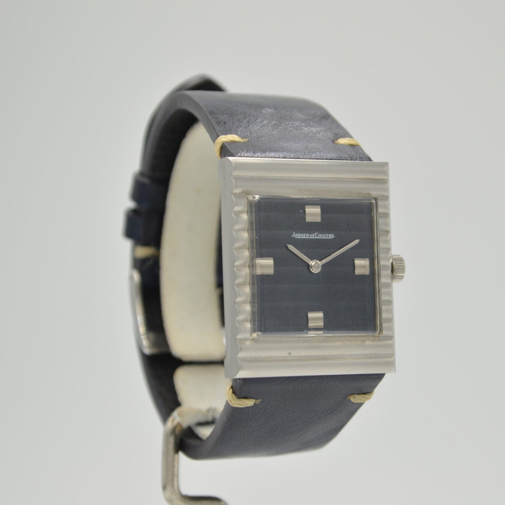 [JAEGER LE COULTRE] Men's hand -rolled SS square