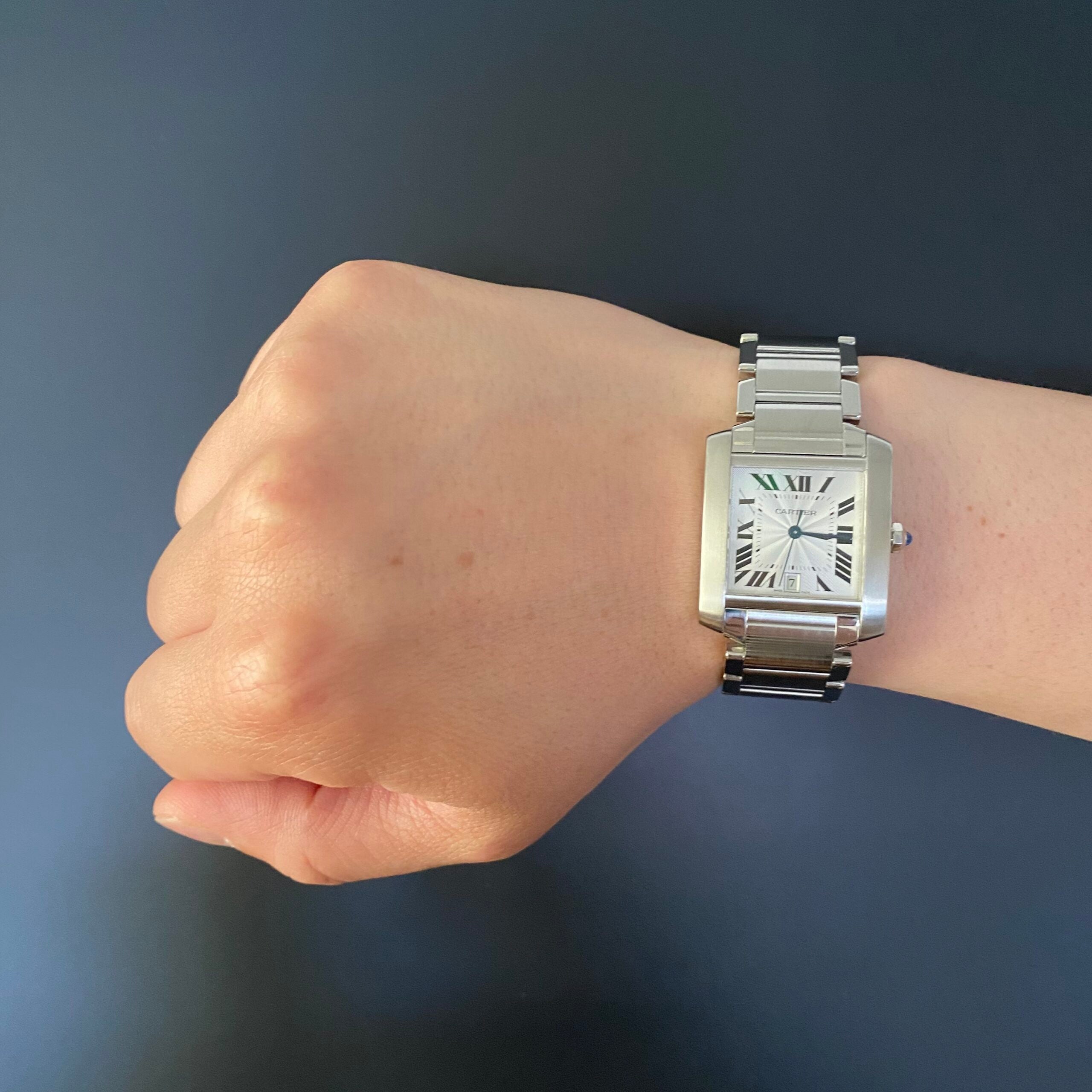 [Cartier] Tank Francaese LM Stainless steel_