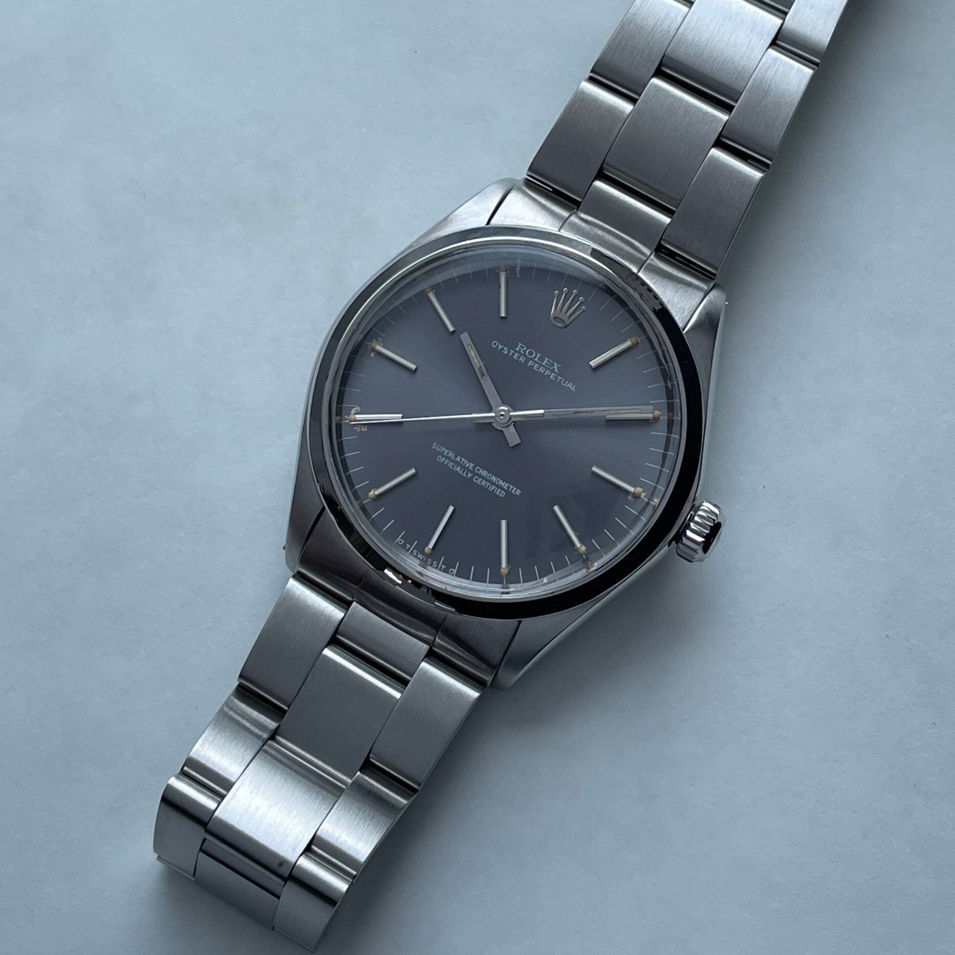 【ROLEX】ロレックス<BR>オイスターパーペチュアルRef.1002 Gray