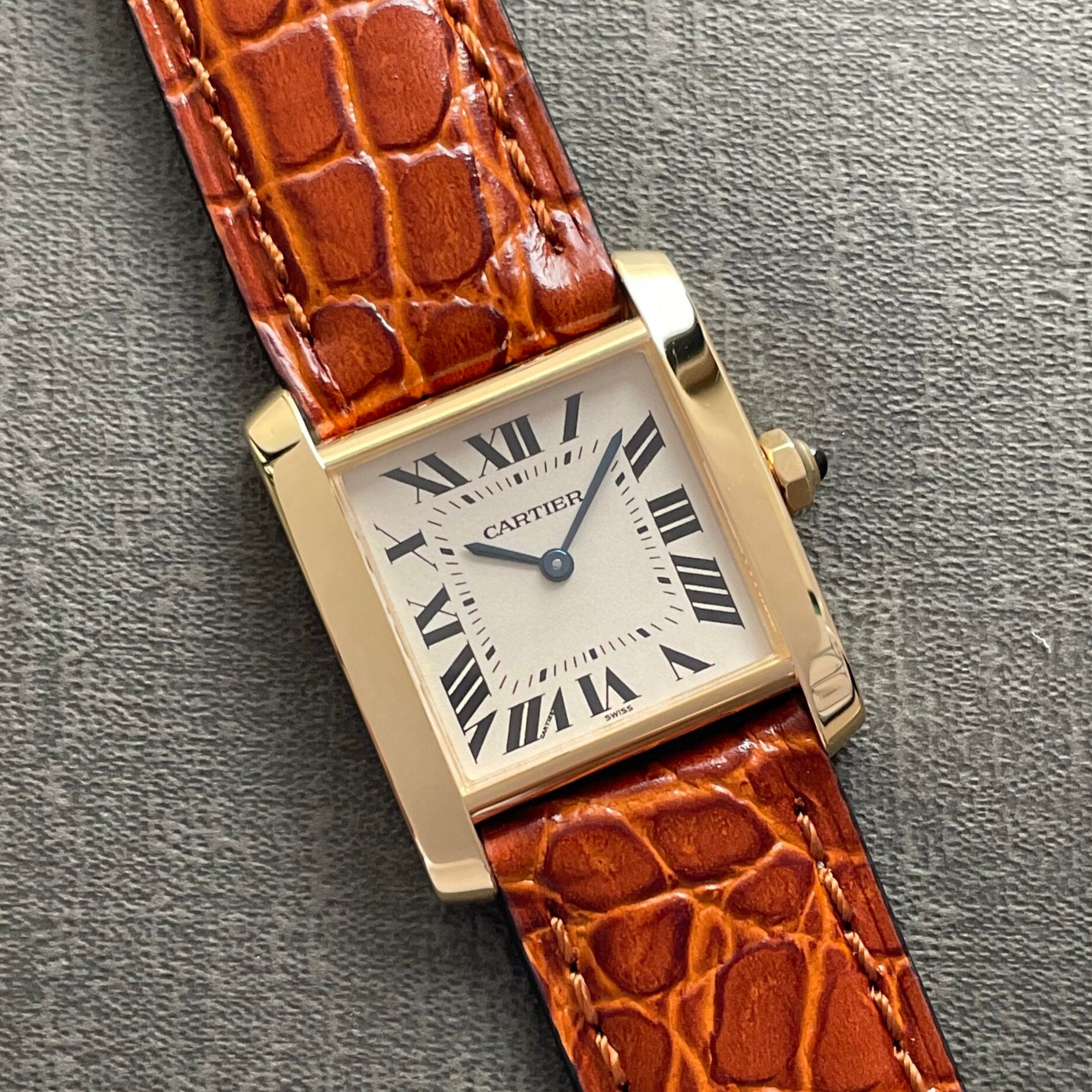 【Cartier】カルティエ<BR>タンクフランセーズ MM 18KYG