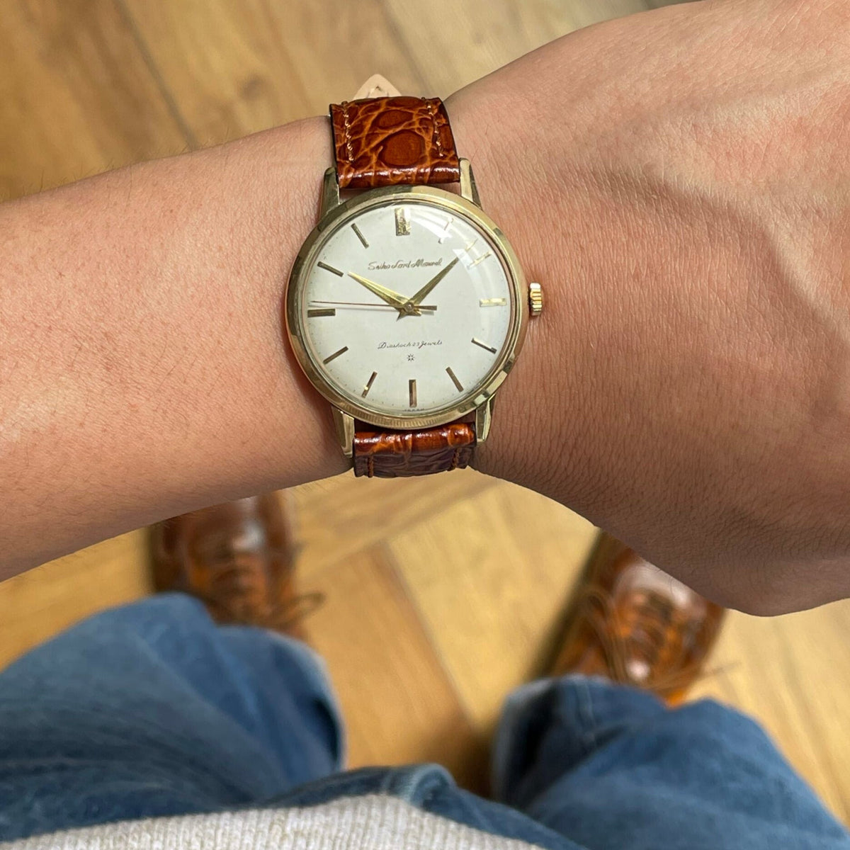 SEIKO】セイコーロードマーベル GP彫り文字盤J14068