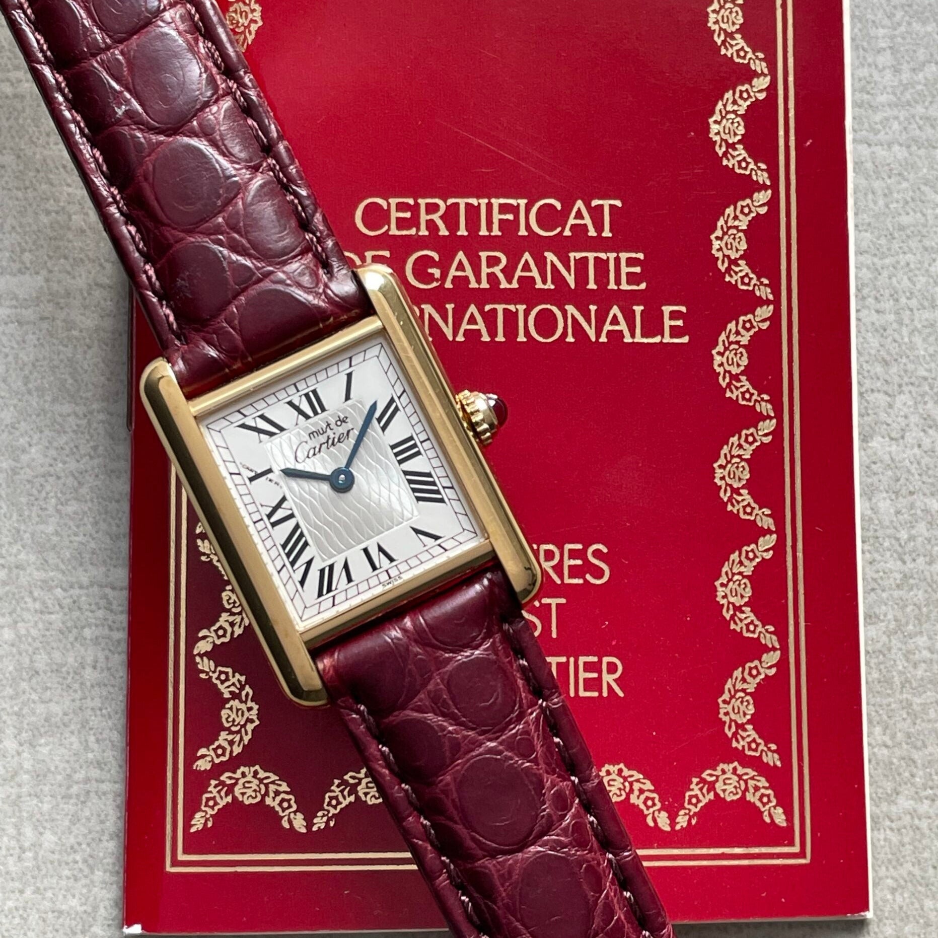 【Cartier】マストタンクSM創業150周年記念1847本限定モデル