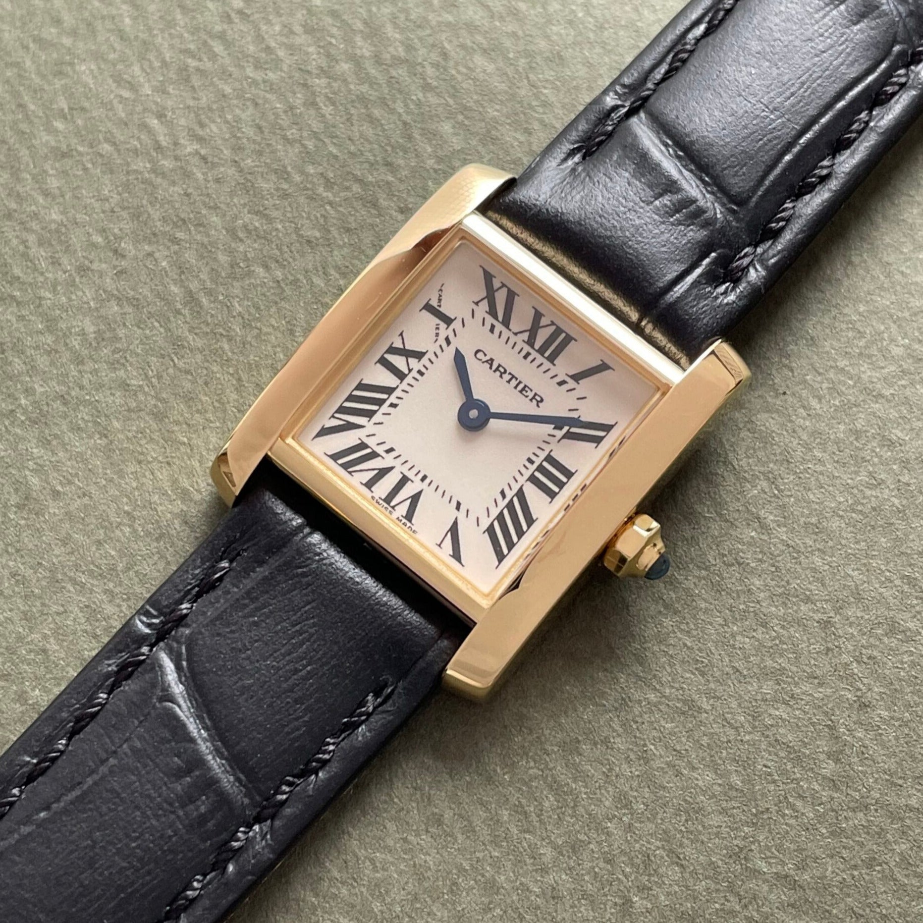 【Cartier】カルティエ<BR>タンクフランセーズ SM 18KYG 付属品付き