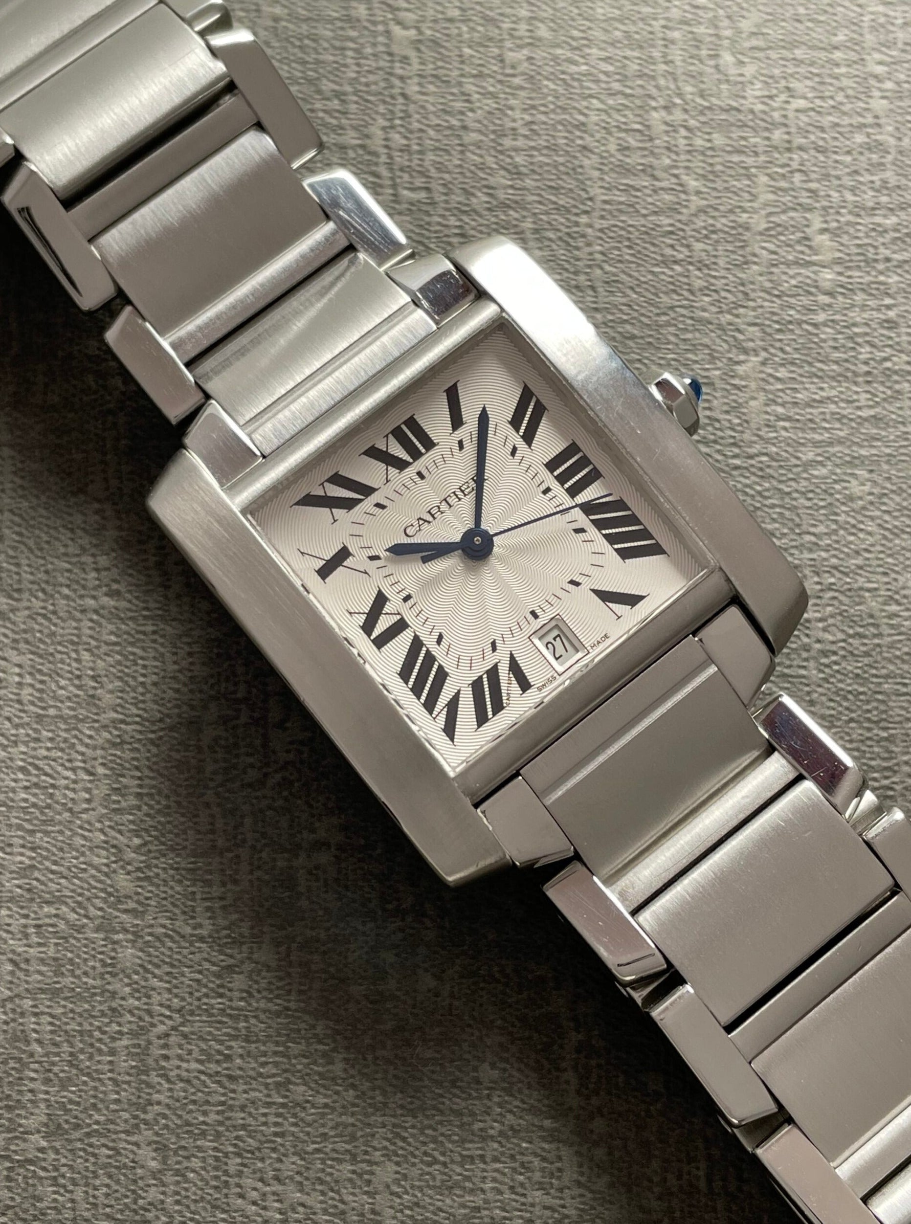 [Cartier] Tank Francaese LM Stainless steel_